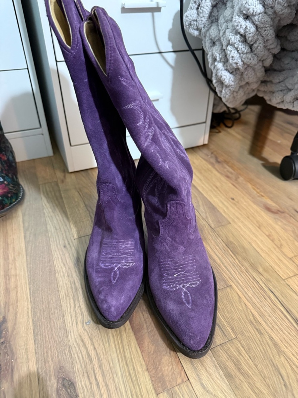 Idyllwind Purple Suede western Boots